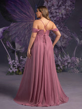 Plus Maternity  Halter Evening Gown with Draped Shoulders – Flowing Dress for Pregnancy Photoshoots & Baby Showers